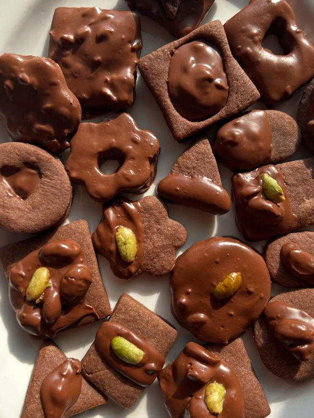 cookies with jcoco edamame sea salt chocolate baked in 