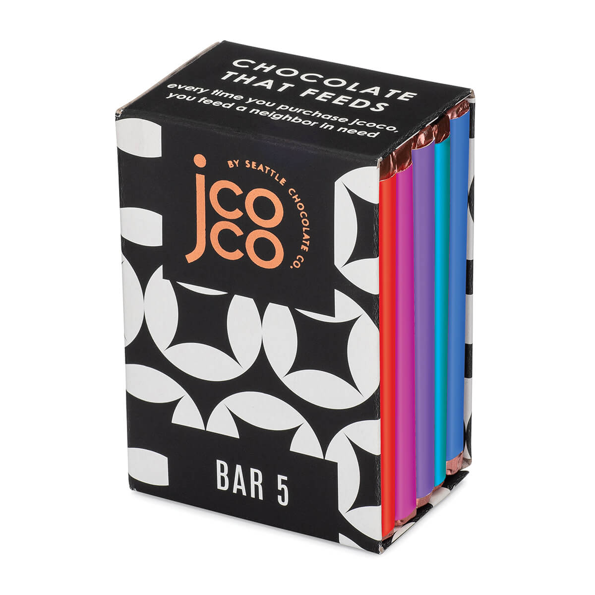 jcoco Bar 5 Dark small chocolate bar gift box