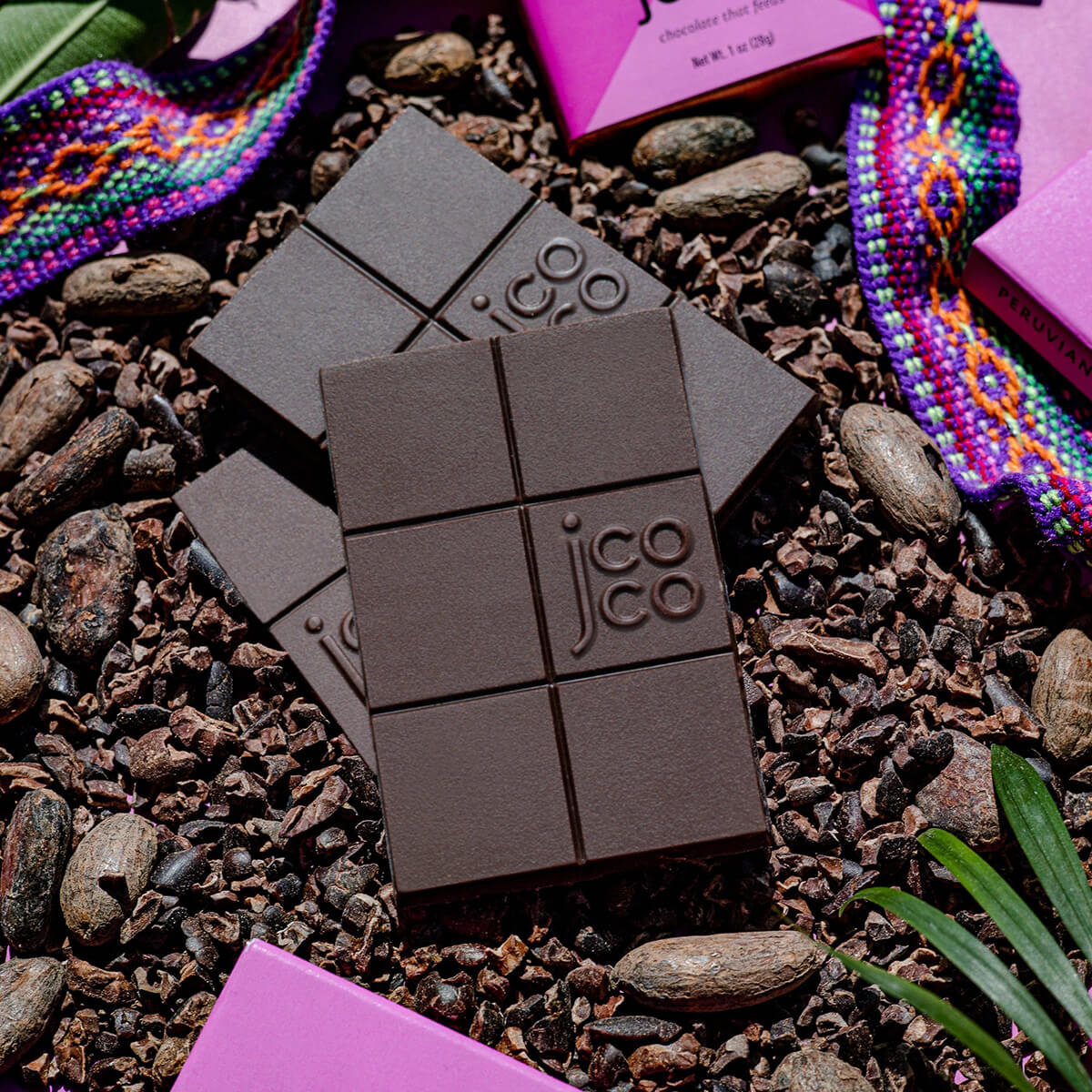 peruvian chocolate with cacao nibs