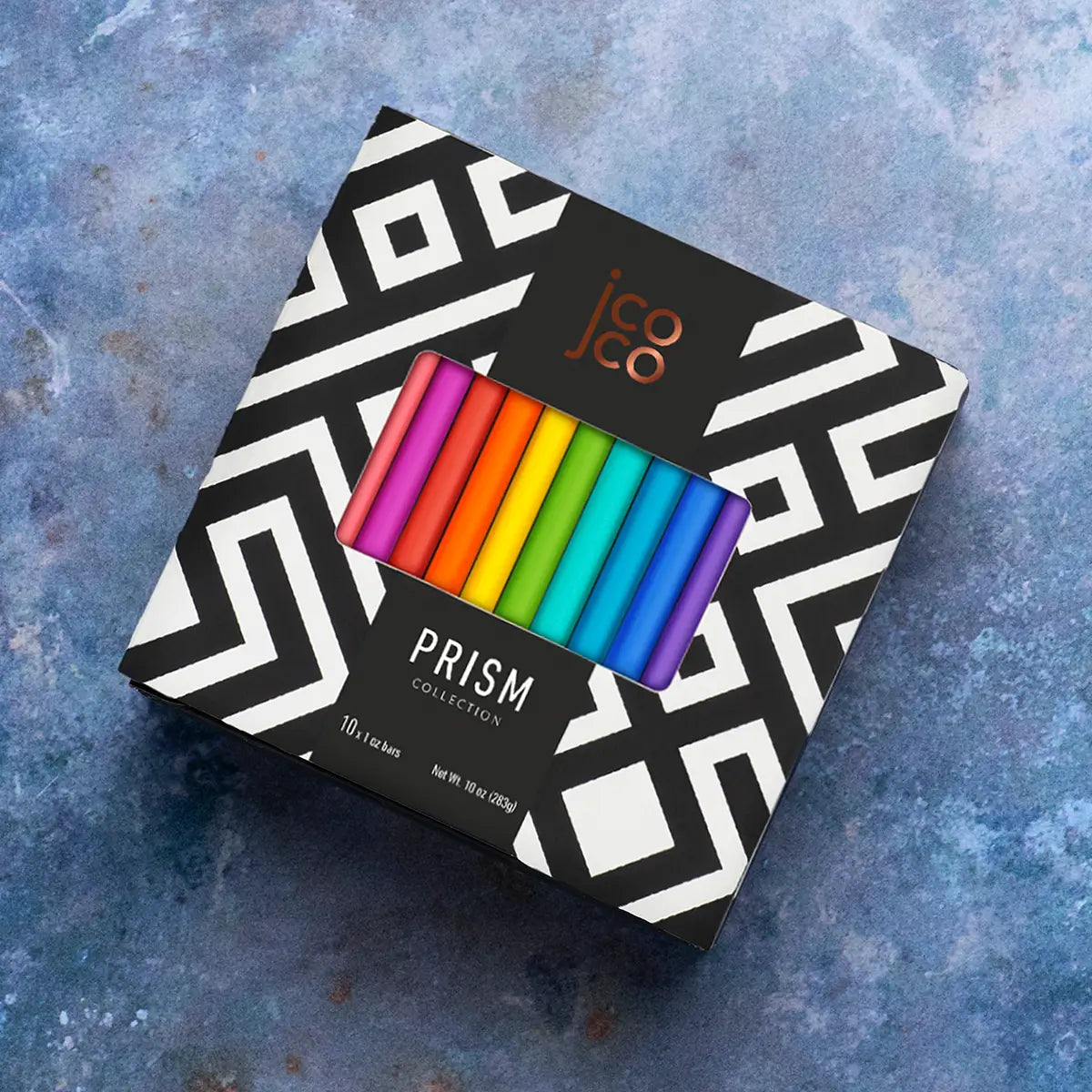 prism chocolate gift box | shop jcoco artisan box of chocolate bars