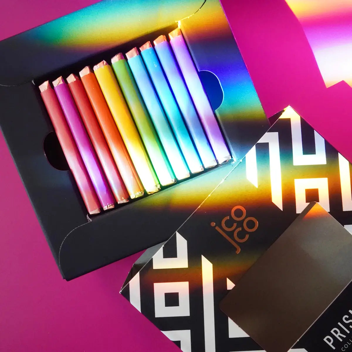 prism chocolate gift box | shop jcoco artisan box of chocolate bars